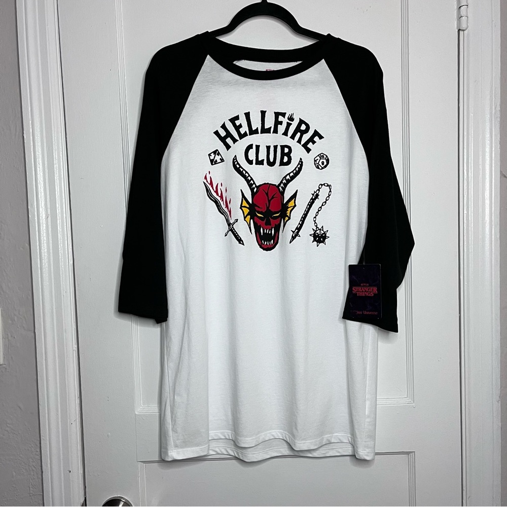 STRANGER THINGS HELLFIRE CLUB SHIRT